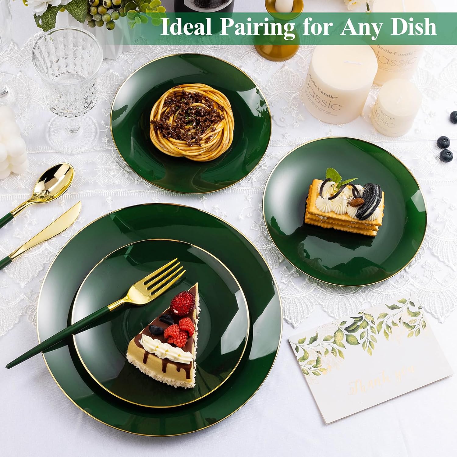 disposable dessert plates wedding