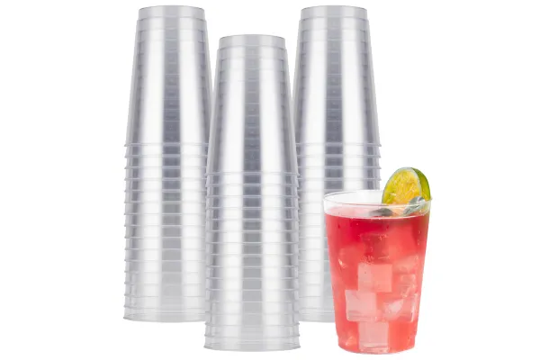 PET plastic cups