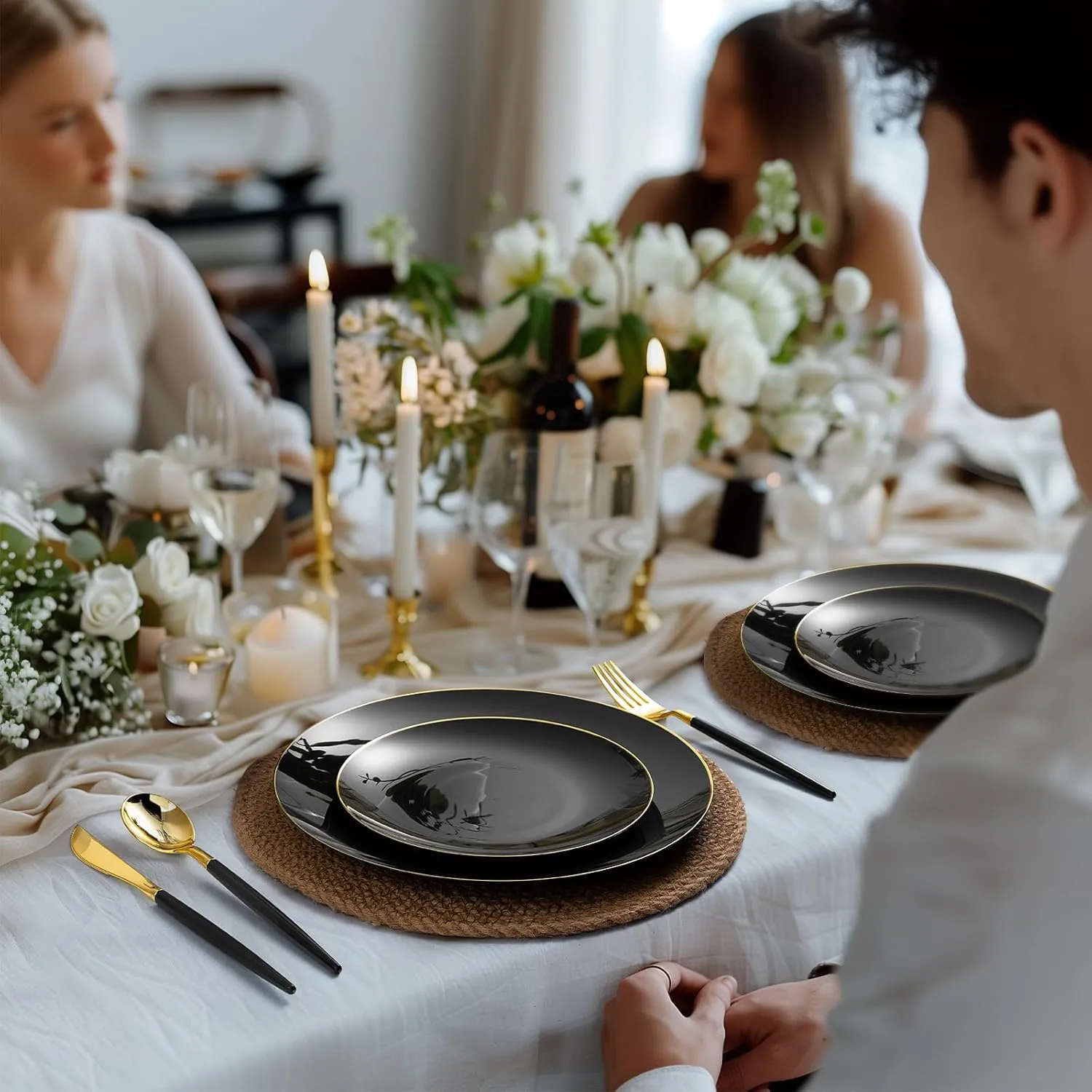 black plates