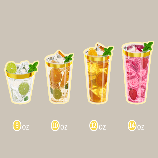 custom disposable plastic cups