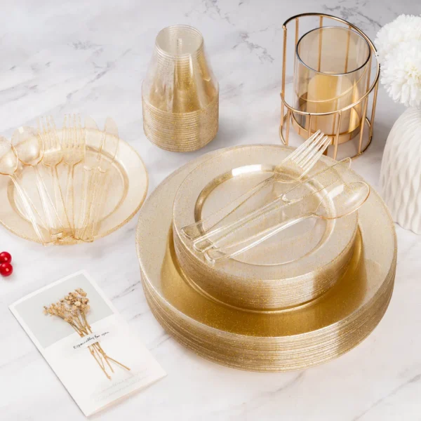 glitter forks