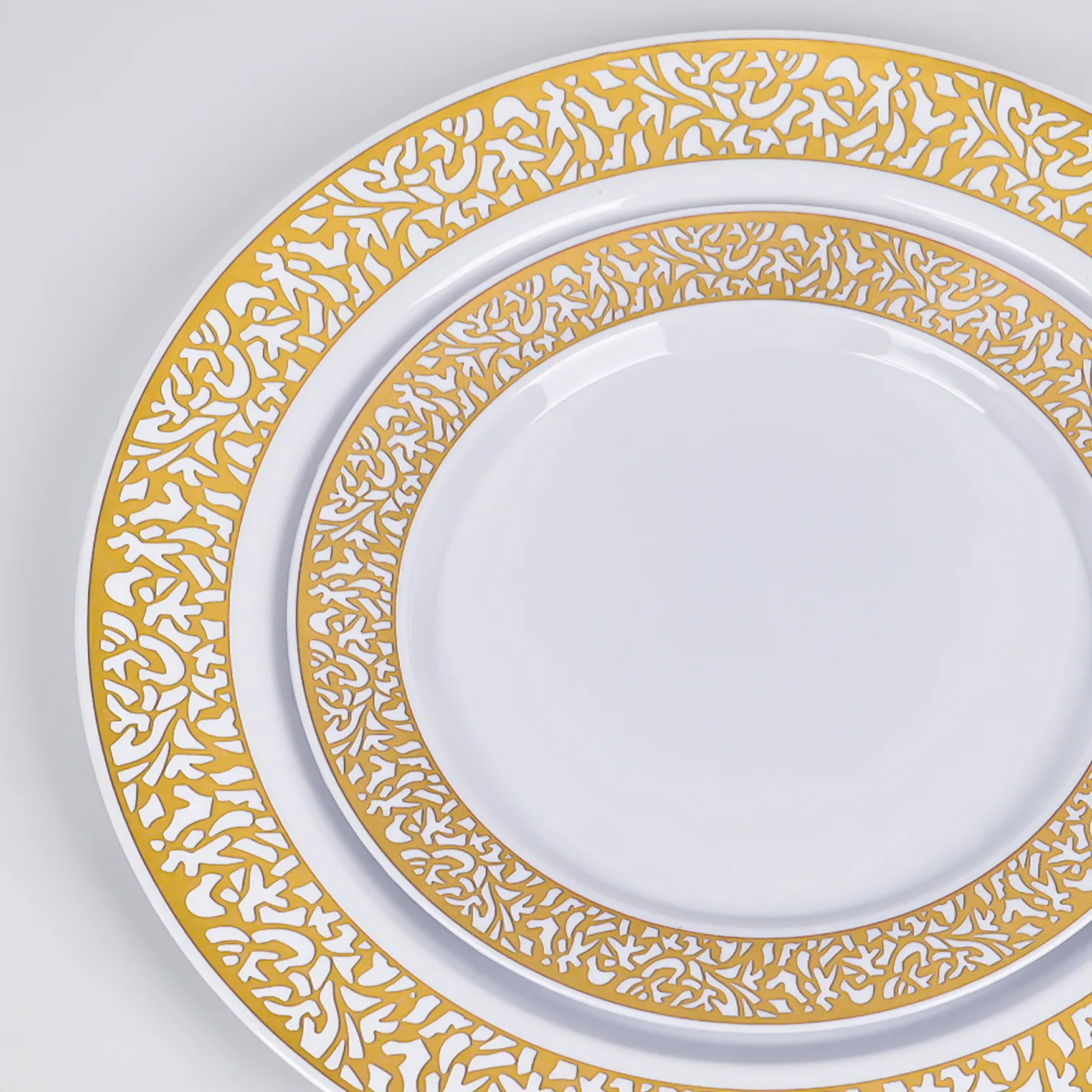 embossing appetizer plates